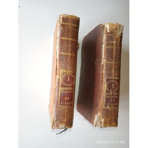 Gueullette. Mmoires De Mademoiselle De Bontems, Ou De La Comtesse De Marlou. Londres, Bibliothque Amusante, 1781. 2 Volumes. Trs Uss. Vendus En L'tat.   