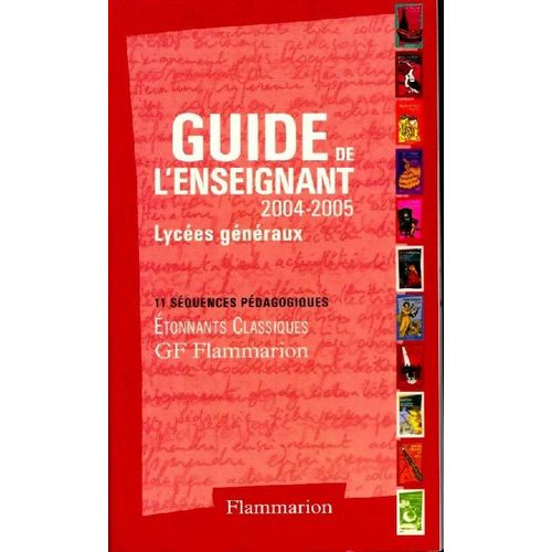 Guide De L'enseignant 2004 Lyce Flammarion   