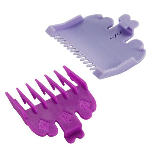 Guide de tondeuse  cheveux 2 pices/ensemble, peigne de remplacement de lame de tondeuse  barbe, manche de coupe