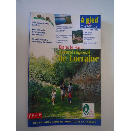 Guide Rando Dans Le Parc Naturel Rgional De Lorraine, Fond Ign, Rf F010   