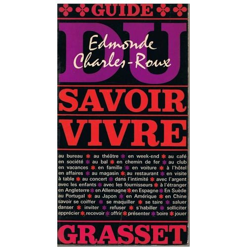 Guide Savoir Vivre de Charles