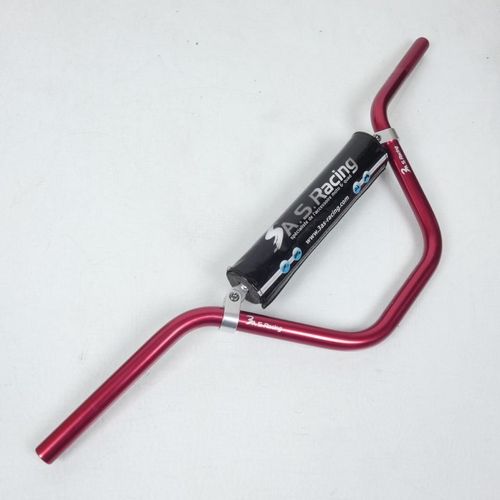 Guidon 22mm Rouge Universel 3as Racing Pour Moto Honda 50 Crf Gui3as696-002