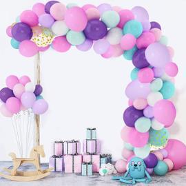 Arche de Ballon Kit Rose Bleu, Baby Shower Guirlande Ballons