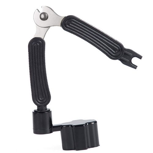 Guitare String Winder String Cutter Pont Pin Puller 3 En 1 Corde Peg Winder Guitare Outil De Rparation Noir - Type Black #B