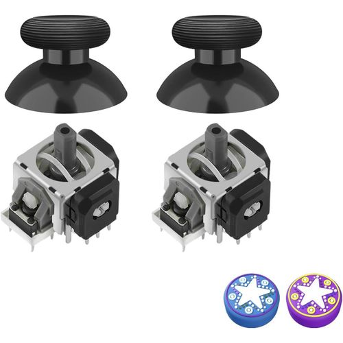 Gulikit Tmr lectromagntique Joysticks Pour Dualsense Ps5 Manette, Stick Accessoires De Rechange Pour Playstation 5 Manette, Capuchons De Joysticks Inclus