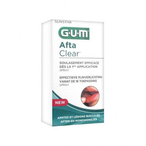 Gum Afta Clear Aphtes Et Lsions Buccales Spray 15ml