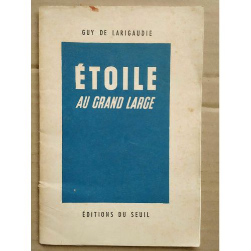 Guy De Larigaudie toile Au Grand Large   