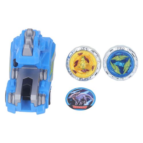 Gyroscope Rotatif A Led, Jouet Interactif Et Amusant, Dinosaure De Dessin Anime, Clignotant, Bleu