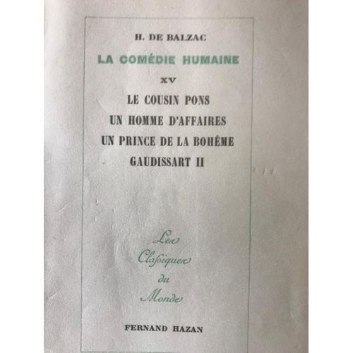 H Balzac La Comedie Humaine Le Colonel Chabert La Messe De L Athee L Interdiction Le Contrat De Mariage Autre Etude De Femme   