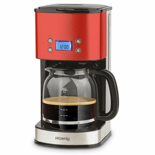H. Koenig MG30 Cafetire Programmable Rouge 1,8 L