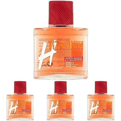 H Pour Homme Aprs Rasage Flacon Titanium (Lot De 4)
