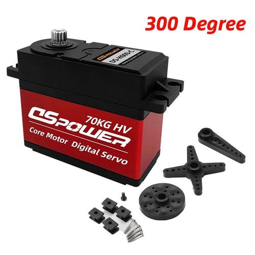 H009-300 - Servo tanche  Couple lev, Moteur Sans Balais,Servo Rc Pour Voiture 1/8 1/10 Rc, Robot, Bateau, Hlicoptre
