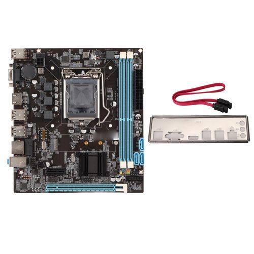 H61 carte mère minière LGA 1155 prise en charge NVME M.2 WiFi VGA HD Interface multimédia 6 USB2.0 3 SATA2.0 carte mère ITX