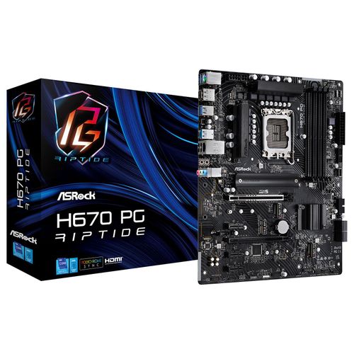 H670 Pg Riptide 1700 Socket 4 Ddr4