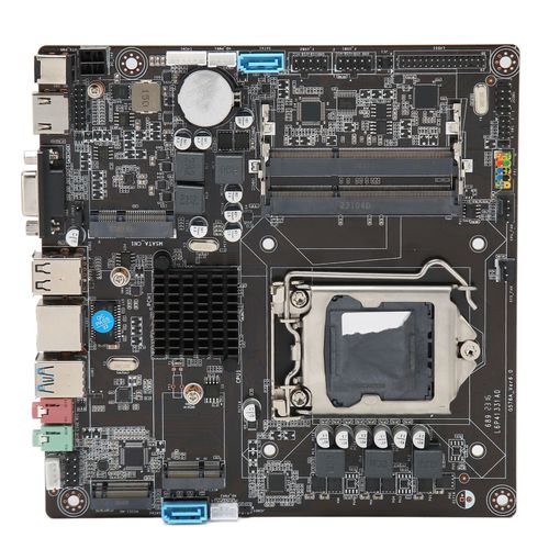 H81 Mini ITX carte mère LGA 1150 Slot double canal DDR3 prise en charge du processeur Core I3 I5 I7 4e 5e génération pour PC tout-en-un