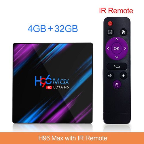 H96 MAX RK3318 Smart TV Box Android 11 4G 64GB 32G 4K Wifi BT lecteur multimdia H96MAX TVBOX Android10 dcodeur 2GB16GB - Type 4GB32GB
