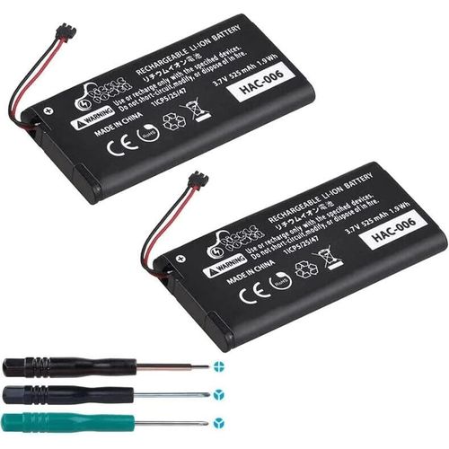 Hac-006 Batterie Rechargeable Pour Nintendo Switch Hac-A-Bpjmx-C0 525 Mah Pour Manette Joy-Con (L) Hac-015 Joy-Con (R)