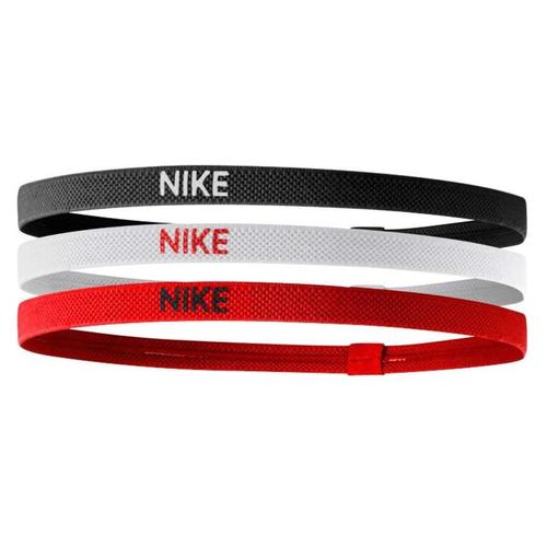 Hairbands Nike Elastic 3pk Nero Bianco Rosso