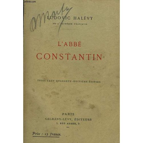 L'abbe Constantin   de Ludovic Halvy