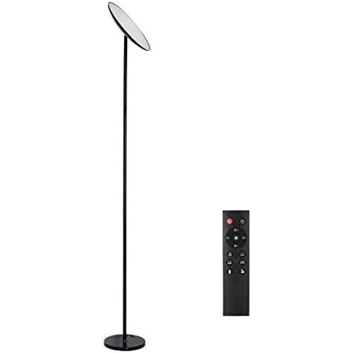 Halo Optronics - Saturne 3220 Combo Pro - Lampadaire Led 40w quivaut  400w Nouvelle Version 2021 Tlcommande Et Tactile/Dimmable De Luminosit Et Couleur Lampe Led Design/Lampe De Salon/Chambre