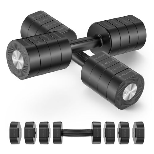 Haltre Musculation Rglable 4-En-1 - Merach, Lot De 2 Poids De 1  4kg,  Domicile Ou En Salle De Sport, Pour Hommes Et Femmes, Noir
