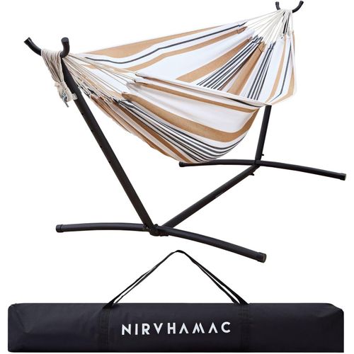 Hamac Sur Pied | Confortable, Robuste & lgant | Idal Hamac Extrieur Ou Hamac Pour Intrieur | Hamac Avec Support Inclus! | Hamac Pour Une Ou Deux Personne | Supporte Jusqu' 200kg