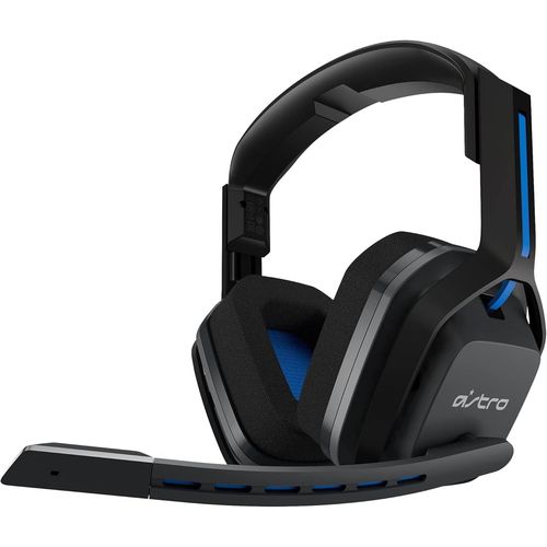 Hamiltion-A20 Casque Sans Fil 2me Gnration, Lger Et Rsistant, Microphone Avec Fonction De Sourdine Flip-Up, Batterie +15H, Porte De 15M, Ps5, Ps4, Pc, Mac-Blanc/Bleu