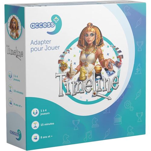 Hamiltion-Access+-Timeline Access+-Jeux De Socit-Jeux De Cartes-Jeux Adapts Pour Les Troubles Cognitifs- Partir De 8 Ans-1  4 Joueurs-Version Franaise