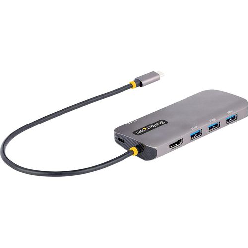 Hamiltion-Adaptateur Multiport Usb C-Hdmi 4K60Hz, Hub Usb A 3.2, 5Gbps  3 Ports-100W Pd Passtrough-Dock Usb C Avec Cble De 30Cm-Station D'Accueil Pc Portable (127B-Usbc-Multiport)