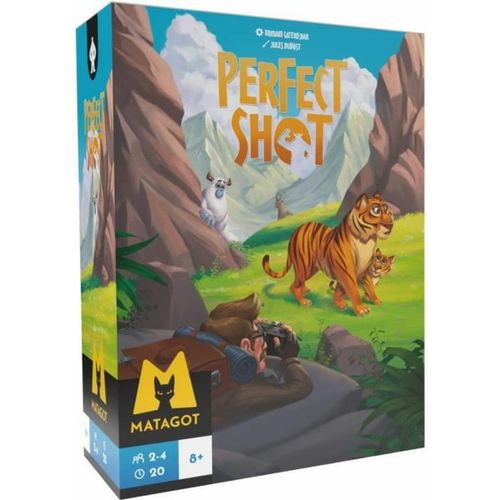 Hamiltion-Asmodee-Perfect Shot-Jeu De Socit Familial Pour Enfants Ds 8 Ans-Prendre Des Photos Des Animaus Et Remplir Votre Album-Jeu De Plateau-2  4 Joueurs-20 Min-Version Franaise-