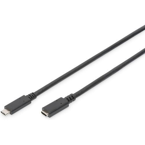Hamiltion-Cble D'Extension Usb 2.0-2.0 M-Usb C (Mle)  Usb C (Femelle)-480 Mbit/S-Cble De Type C-Noir