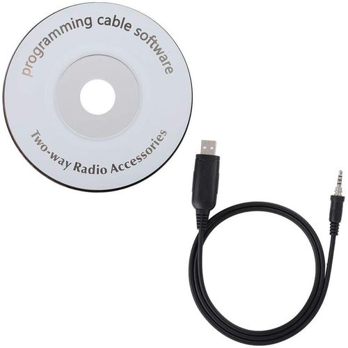 Hamiltion-Cble De Programmation Usb Talkie Walkie De Remplacement Avec Pilote Cd Logiciel Pour Vertex 2-Way Radios Vx-6 Vx-6E Vx-6R Vx-7E Vx-7R.