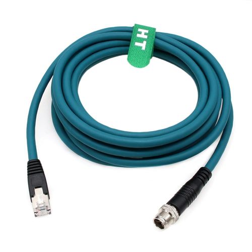 Hamiltion-Cble Ethernet M12 8 Broches Cod X Rj45 Cat7E Gige Pour Basler Cognex Keyence Datalogic Microscan Capteur De Camra Malade Commutateur Rseau Haute Vitesse 2 M