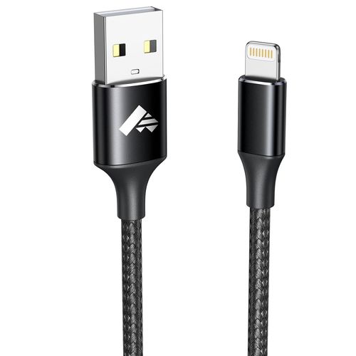 Hamiltion-Cble Iphone Chargeur Iphone 1m Certifi Mfi Cable Lightning Usb Cable Iphone Nylon Tress Fil Chargeur Iphone Rapide Cordon Pour Iphone 11 12 13 14 Pro Xs Max Xr 8 Plus 7 6s 6 Se Ipad