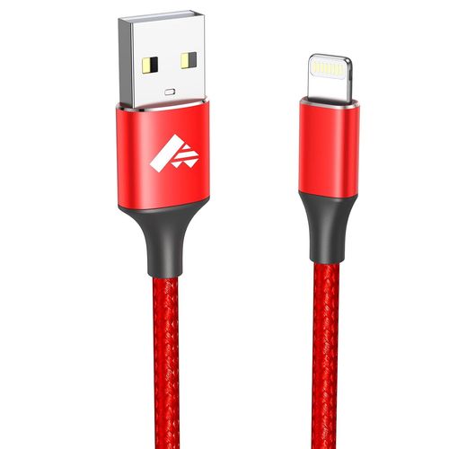 Hamiltion-Cble Iphone Chargeur Iphone 2m Certifi Mfi Cable Lightning Usb Cable Iphone Nylon Tress Fil Chargeur Iphone Rapide Cordon Pour Iphone 11 12 13 14 Pro Xs Max Xr 8 Plus 7 6s 6 Se Ipad
