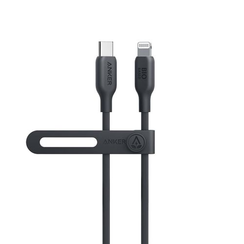 Hamiltion-Cble Iphone Usb C Vers Lightning, 541 Cble Certifi Mfi 0,9 M, Cble De Charge Rapide Biosourc Pour Iphone 13 13 Pro 12 11 X Xs Xr 8 Plus (Chargeur Non Inclus), Noir Fantme