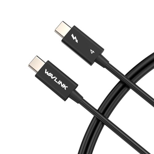 Hamiltion-Cble Thunderbolt 4, Usb-C Compatible Avec Thunderbolt 3/Usb4, Supporte 8K@60Hz (Double 4K@60Hz), 40 Gbps Transfert Dati, Pd100W (20 V/5 A), Pour Macbook Pro/Air Imac Mac Laptop Pc.(0.8M)