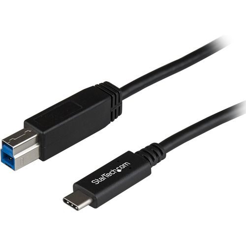 Hamiltion-Cble Usb 3.1 Usb-C Vers Usb-B De 1 M-10Gbps-Cordon Usb C Vers B-Mle / Mle-Noir (Usb31Cb1M)