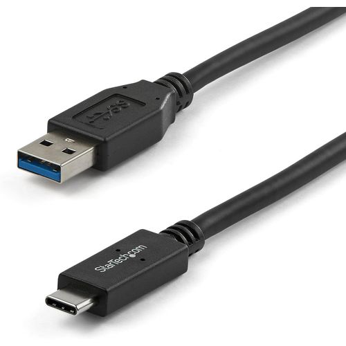Hamiltion-Cble Usb Vers Usb-C De 1 M-Usb 3.1 (10 Gbps)-Certifi Usb-If-Cble Usb A Vers Usb Type-C-Noir (Usb31Ac1M)