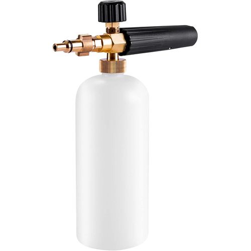 Hamiltion-Canon  Mousse Compatible Avec Lavor/Parkside/Spear And Jackson Lance  Mousse Pour Nettoyeur Haute Pression, Pices En Laiton, Concentration Rglable, Plage De Pulvrisation Rglable 1l