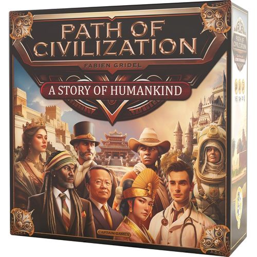 Hamiltion-Captain Games Path Of Civilization-Jeux De Socit-Jeux De Plateau-Jeux De Dveloppement-A Partir De 14 Ans-1  5 Joueurs-Version Franaise