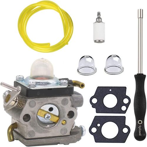 Hamiltion-Carburateur Avec Outil De Rglage Ampoule D'amorage De Conduite De Carburant Pour Tondeuse Remplacement Pour Husqvarna 122hd45 122hd60 Remplacement Pour Jonsered Ht2218 Ht2223t