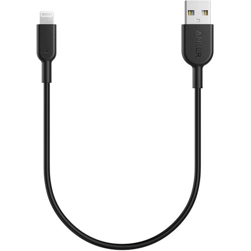 Hamiltion-[Certifi Mfi] Powerline Ii Cble Lightning De 30 Cm-Le Nouveau Cble Indestructible Pour Iphone X / 8/8 Plus / 7/7 Plus / 6/6 Plus / 5S / C Et Ipad