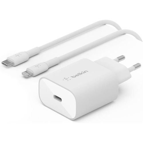 Hamiltion-Chargeur Secteur Usb-C Pps Power Delivery 25 W Avec Cble Mfi Usb-C Vers Lightning (Usb Type-C, Adaptateur Pd Pps, Compatible Charge Rapide, Pour Iphone 13, 12, Pro, Pro Max, Mini, Etc.)