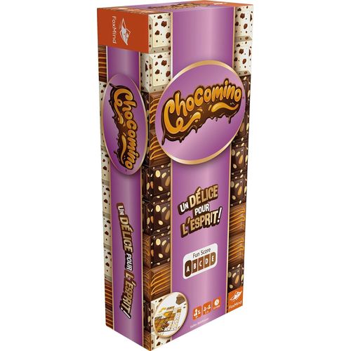 Hamiltion-Chocomino-Jeu De Stratgie Gourmand Pour Enfants Ds 8 Ans-Crez La Plus Grande Barre De Chocolat-Jeu De Socit De Tuiles & Logique-2  4 Joueurs-15 Min-En Franais-Foxmind