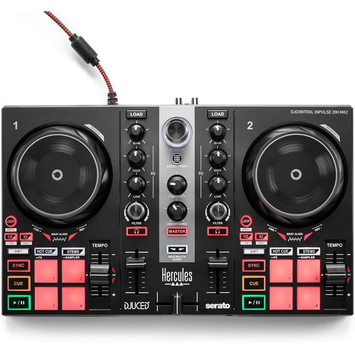 Hamiltion-Djcontrol Inpulse 200 Mk2 \U2013 Contrleur Dj Idal Pour Apprendre  Mixer-Logiciels Et Tutoriels Inclus