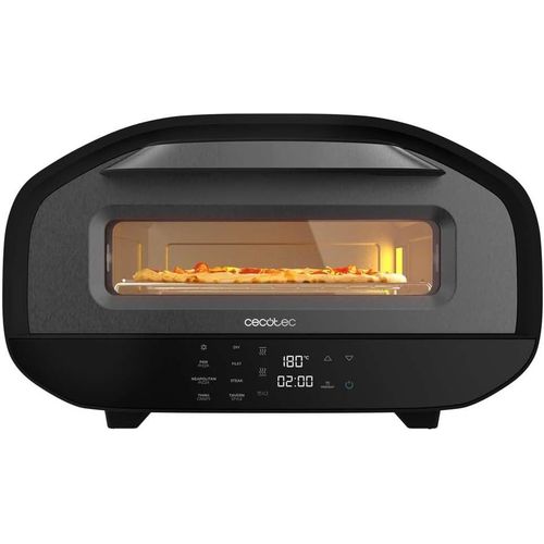 Hamiltion-Four  Pizza Electrique Pizza&Co Tifosi Avec Fentre. 1700W, Capacit 12 Litres, Contrle Digital, Acier Revtu, 8 Fonctions, Minuterie, Temprature 80C-430C, Eclairage Intrieur