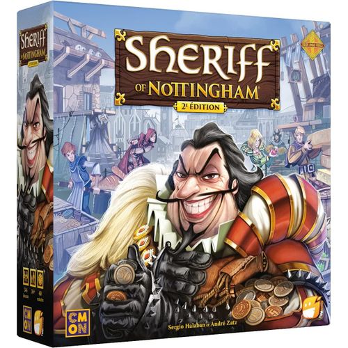 Hamiltion-Funforge | Sheriff Of Notthingham-2me dition | Jeu De Socit |  Partir De 14 Ans | 3  6 Joueurs | 60 Minutes