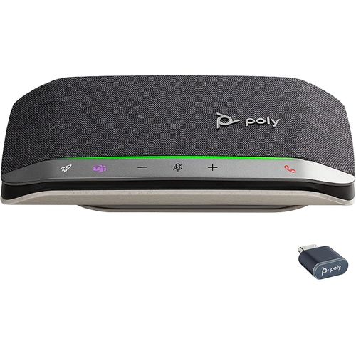 Hamiltion-Haut-Parleur Portable Personnel Bluetooth Sync 20+ (Plantronics)-Rduction Du Bruit/De L'cho-Adaptateur Bluetooth Usb-C-Fonctionne Avec Teams (Certifi), Zoom, Pc, Mac, Mobile