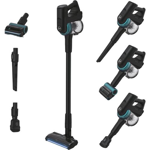 Hamiltion-Hf410P Aspirateur Balai Sans Fil, Puissant 42Aw, Ultra-Maniable  360, Tous Types De Sols, Brosse Anti-Twist Avec clairage Led, Mini Turbobrosse Led Spcial Animaux, Noir Vert Bleu Ocan